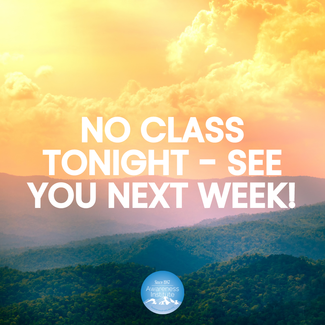 No Community Class tonight - see you next week!