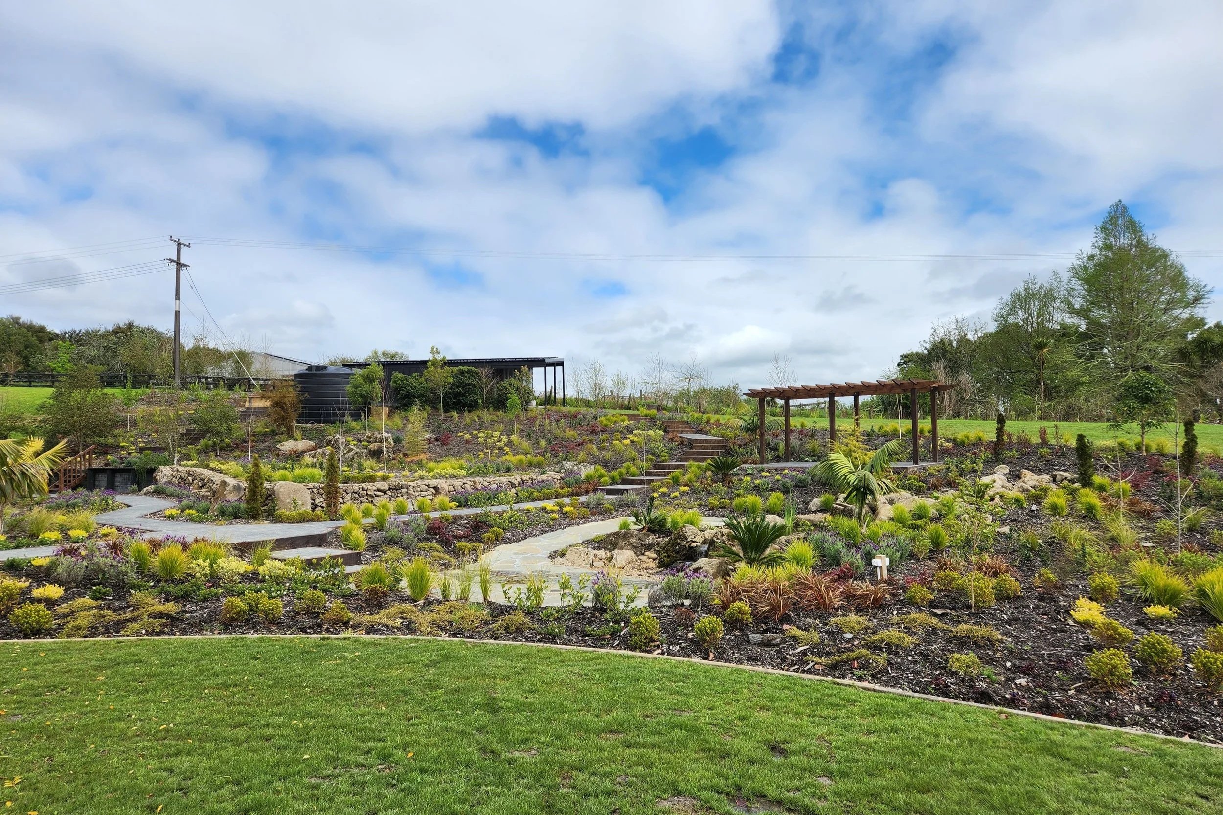 Custom complete landscape solution in selwyn canterbury