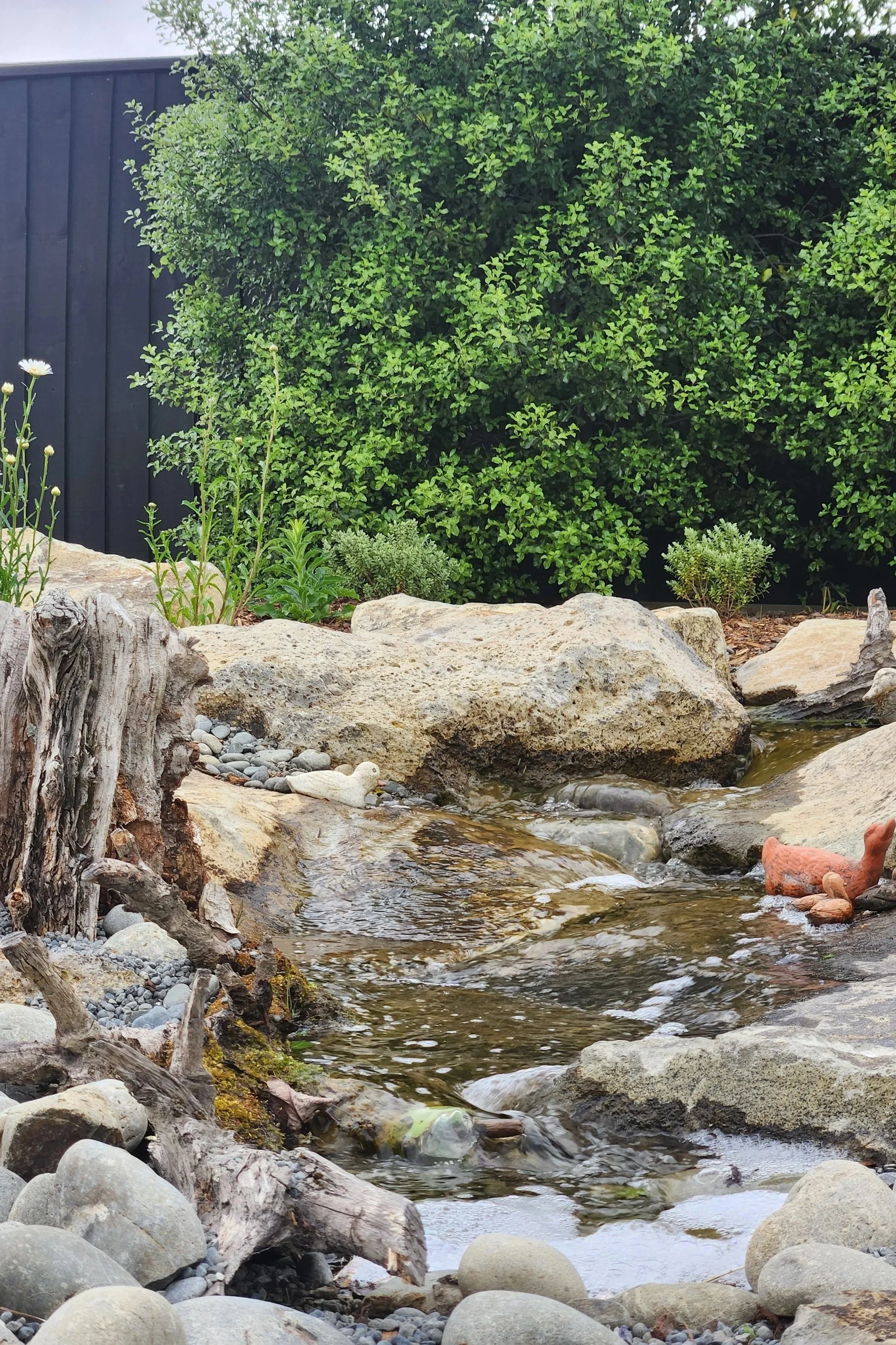 Pond and waterfall design Selwyn