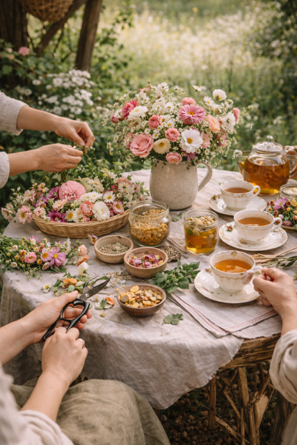 Floral workshop and luncheon