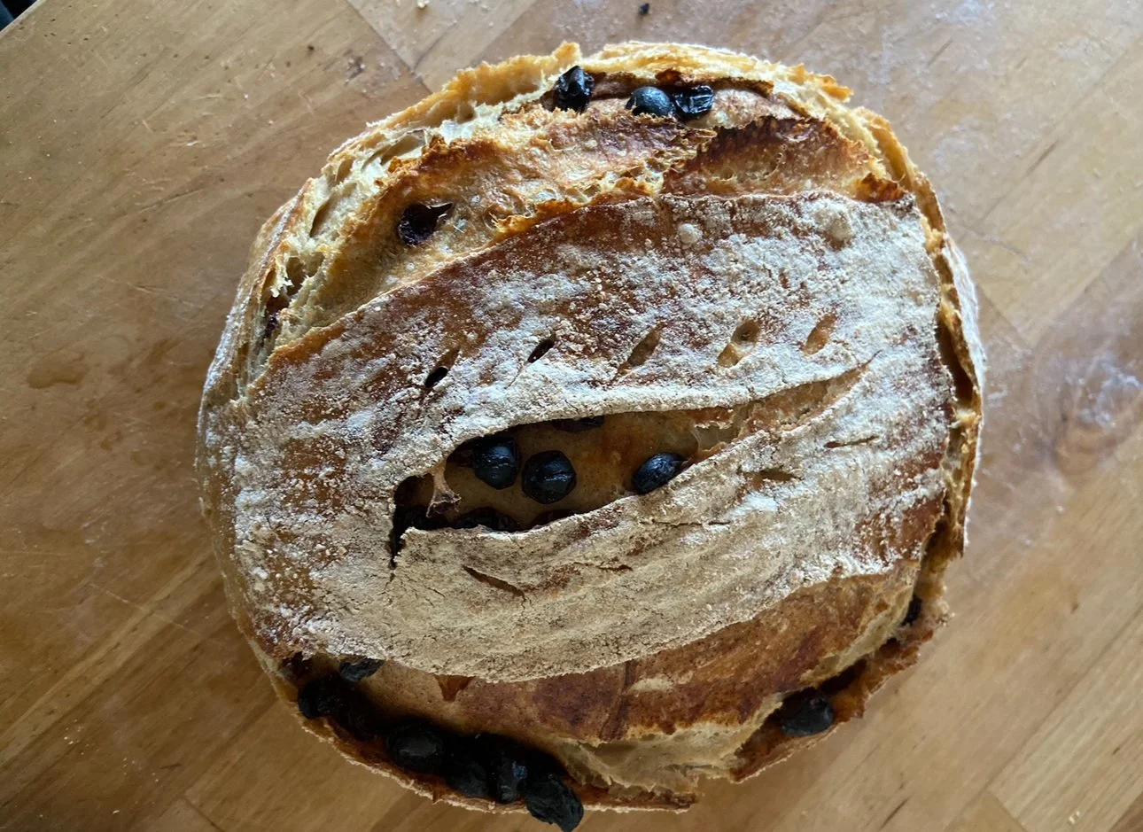 Rasin and cinnamon sourdough loaf- add on