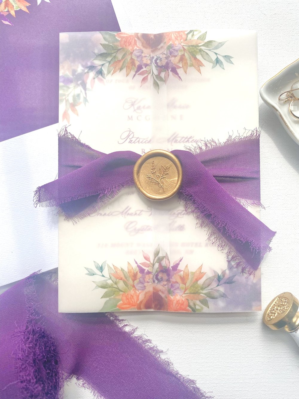 Custom Wedding Invitations CG Stationery Studio Springfield, MA