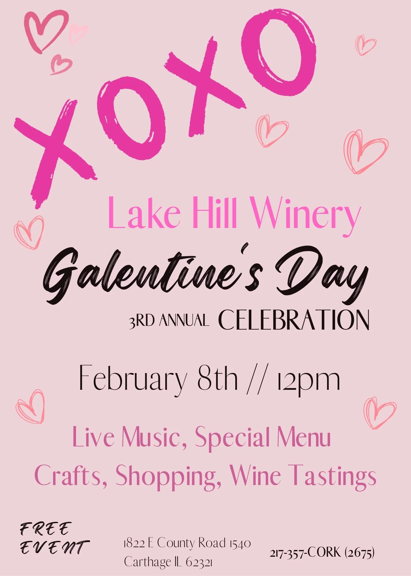 Valentine's Day at Lake Hill Winery