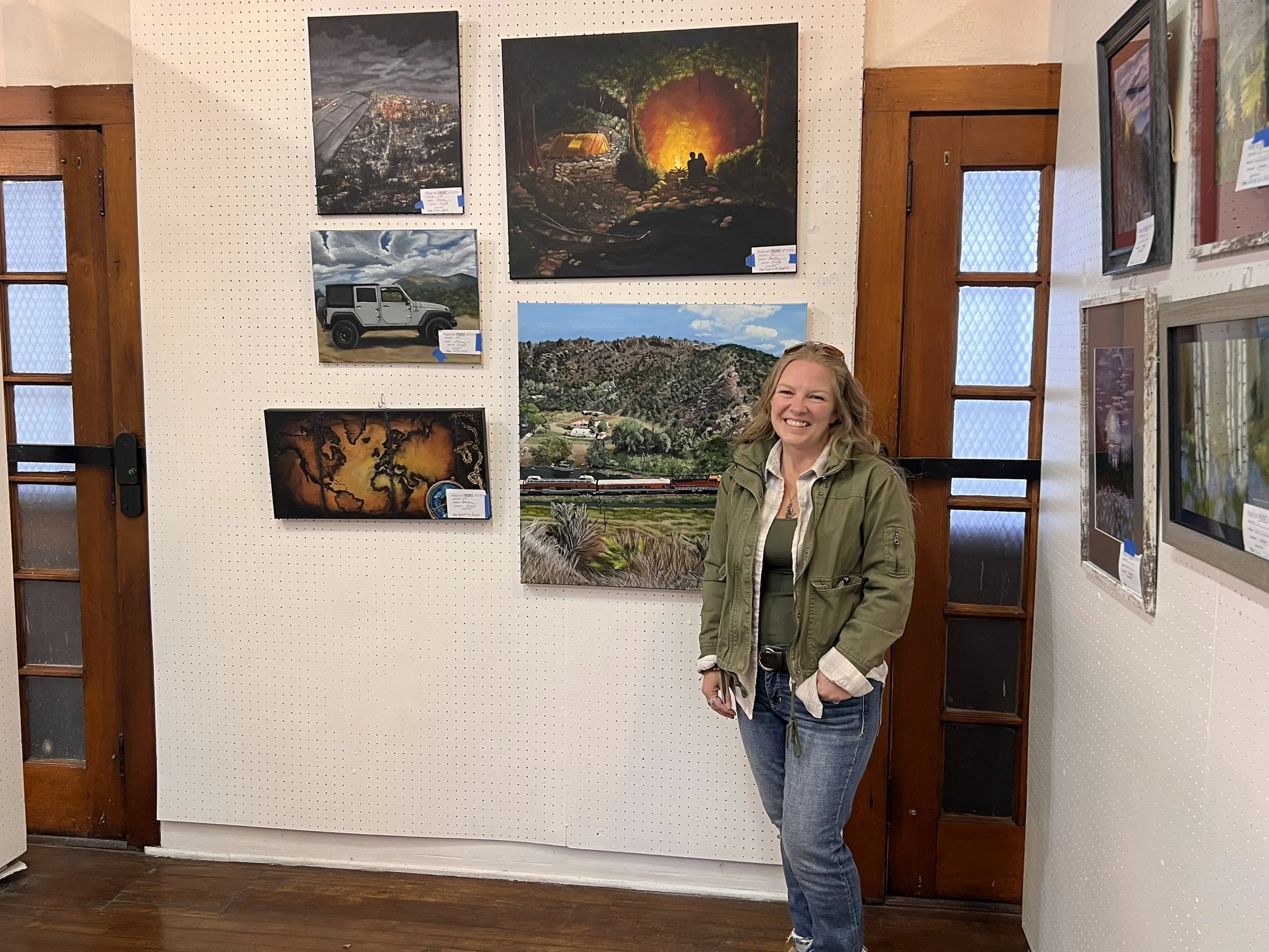 Conquering Fear: My First Art Show at the Local Art Guild