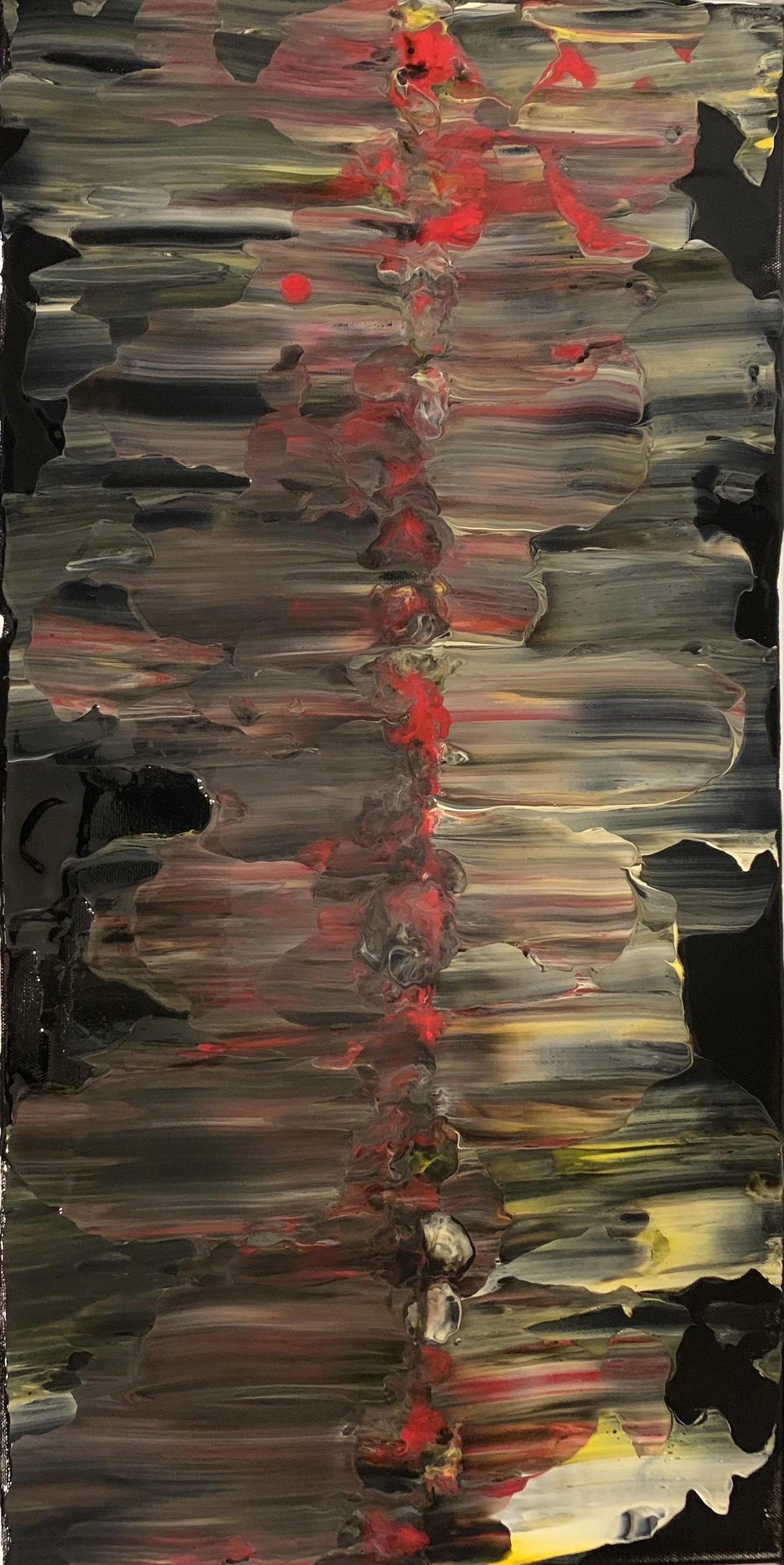🤷‍♀️Fluid Expression: Abstract Acrylic Pour - First Time Fun 😆 