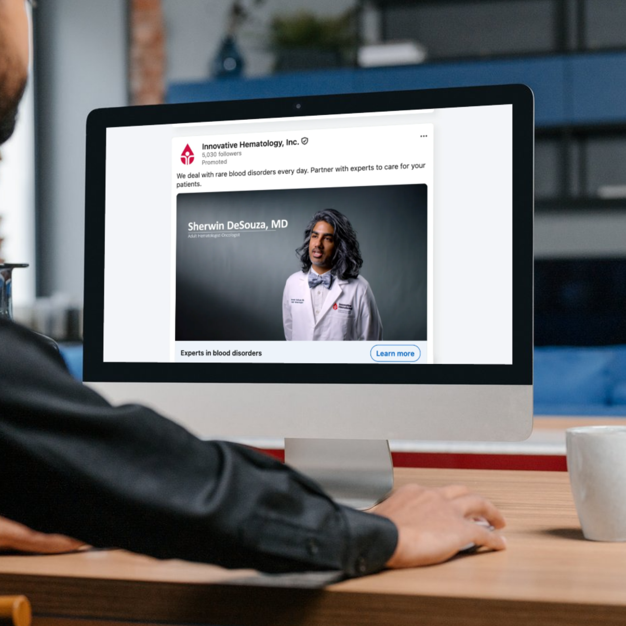 Features ad for Innovative Hematology