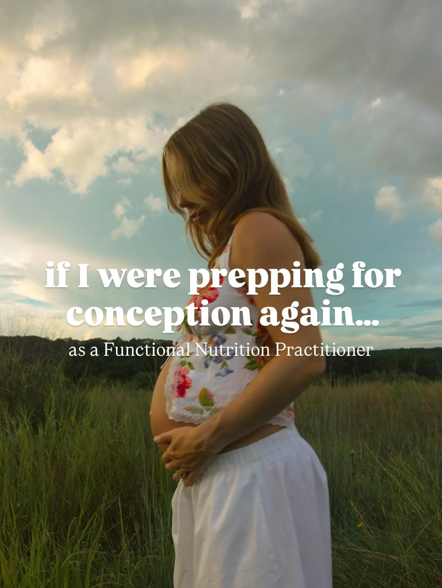If I were starting my conception journey from scratch, I&rsquo;d focus on 4 things:

&bull; Clean up my environment (reducing endocrine disruptors)
&bull; Regulate stress + protect my mindset (chronic stress impacts ovulation + progesterone)
&bull; N