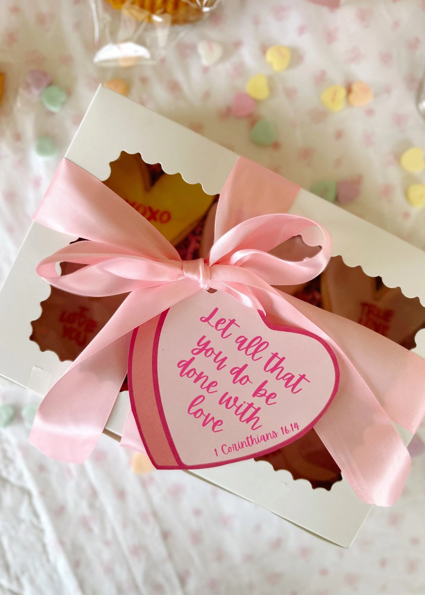 1 Corinthians Heart Cookie Box Pickup!