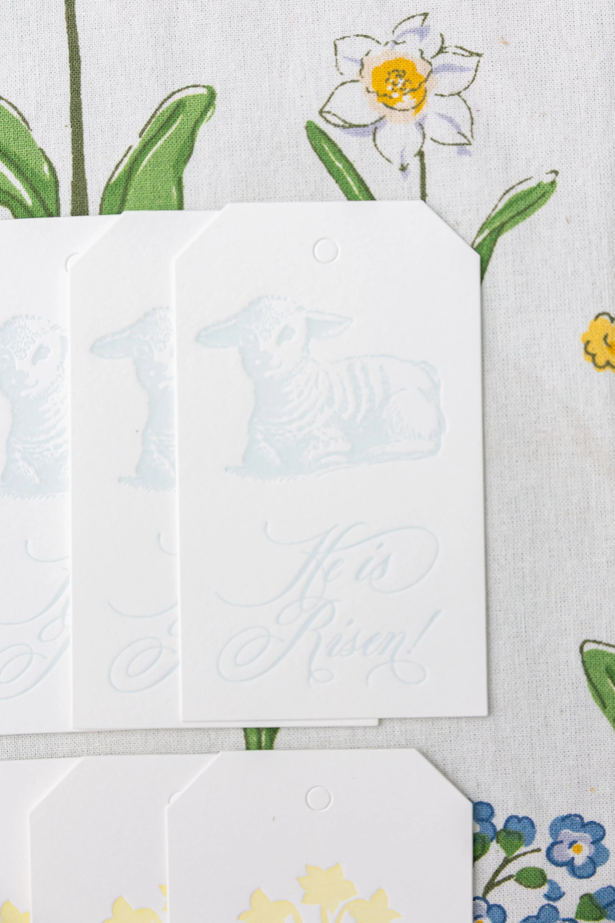 Blue Lamb- He is Risen! Tags