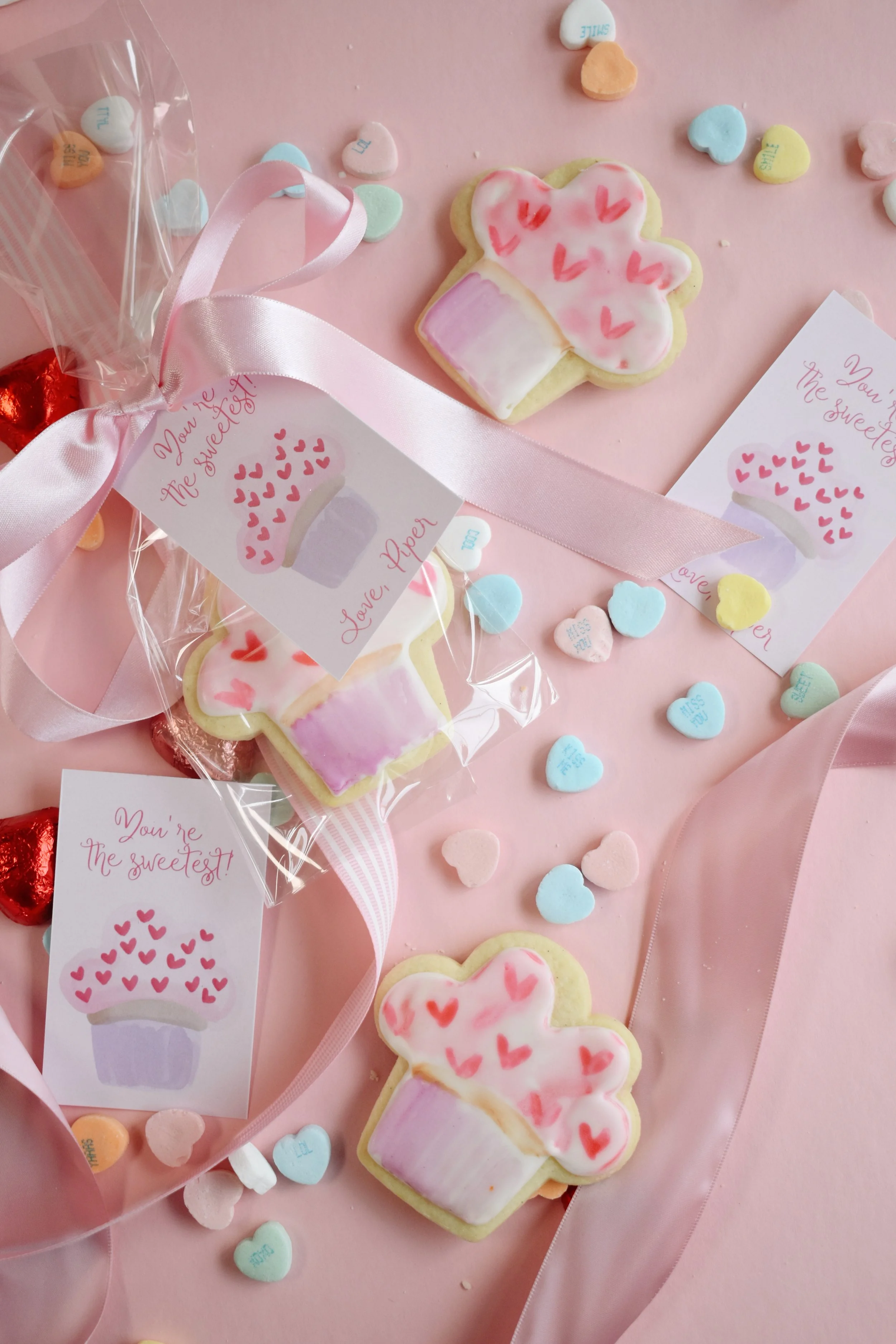 Cupcake Themed Sugar Cookies