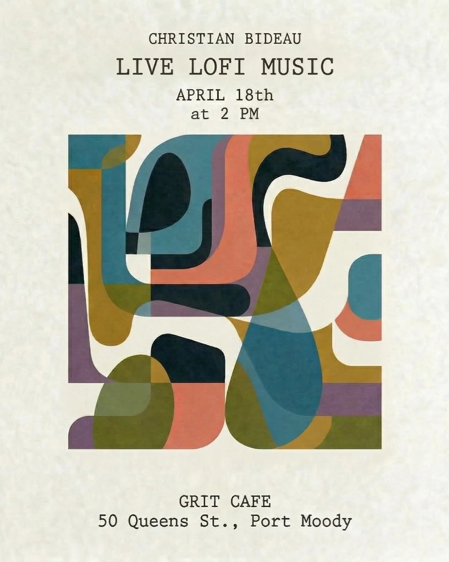 ✨ You&rsquo;re Invited ✨

Calling all artists &amp; creatives 🎨
Join us for an awesome afternoon of connection, inspiration, and good vibes.

Grit Cafe transforms into an Art Lounge &mdash; a cozy space where everyone can chill out to the Lo-Fi musi