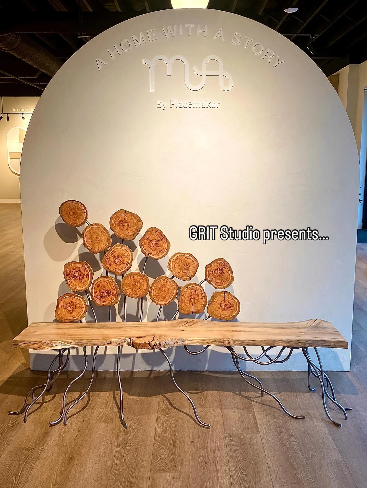 Our latest work.
Is it a furniture?  Or a sculpture?  Perhaps both?
Come check it out at the beautiful community space at Mary Anne&rsquo;s Place by Placemaker.