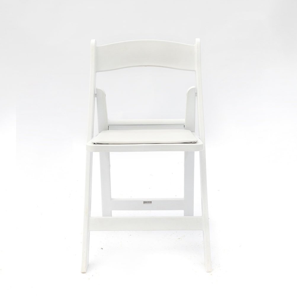 White Padded Chair