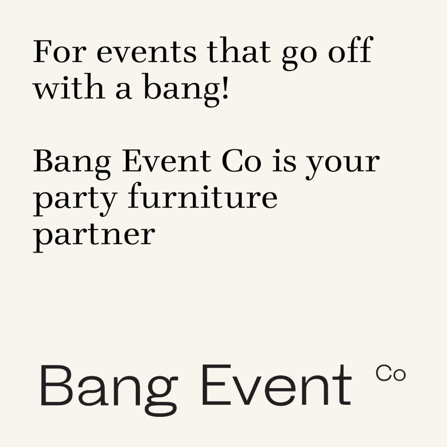 Whether you&rsquo;re planning a picturesque wedding, a corporate event or a celebration to remember &ndash; we&rsquo;re ready to set the scene.
*
*
*
*
*
#brand #bangeventco #furniturehire #eventfurniture #weddingstylist