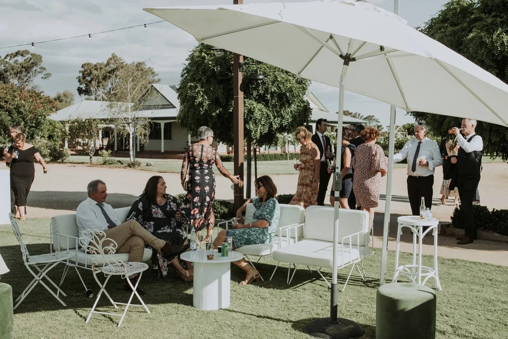 The OG. The most loved.

The Resort Lounge has been with us since the beginning. It&rsquo;s the piece guests find first and leave last.

Open wire frame. White cushions. Works in front of a heritage homestead, beside a clear marquee, or spread across
