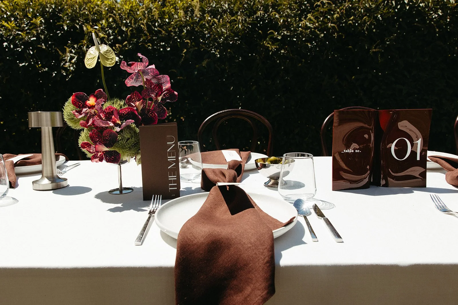 Linen Napkin - Chocolate