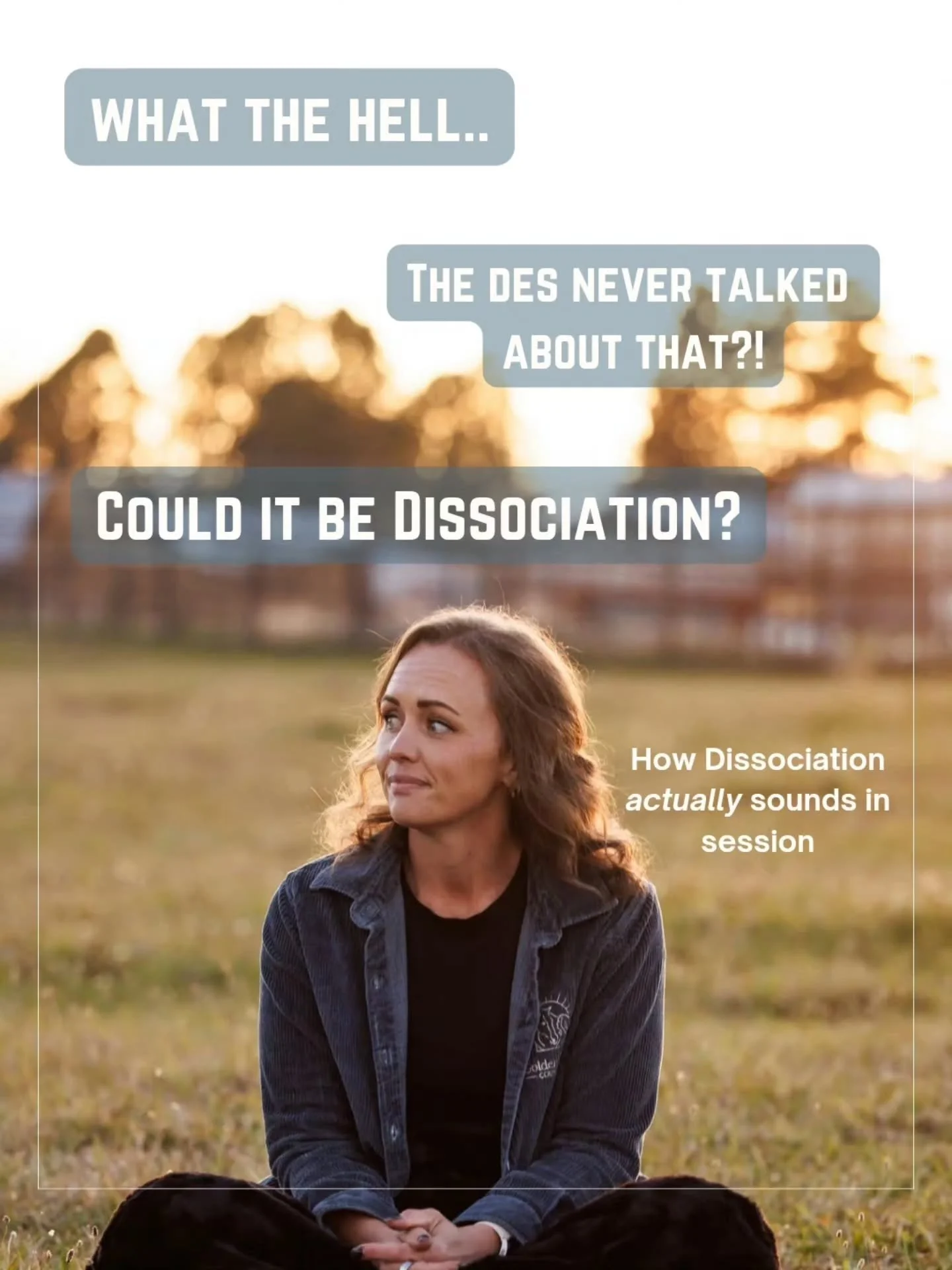 Dissociation doesn't announce itself with a label.
It shows up in regulation, relationships, what isn't said, and the body.

Recognizing that changes how you use EMDR.

This is the work we do in EMDR consultation. 

DM Consultation for next cohort in