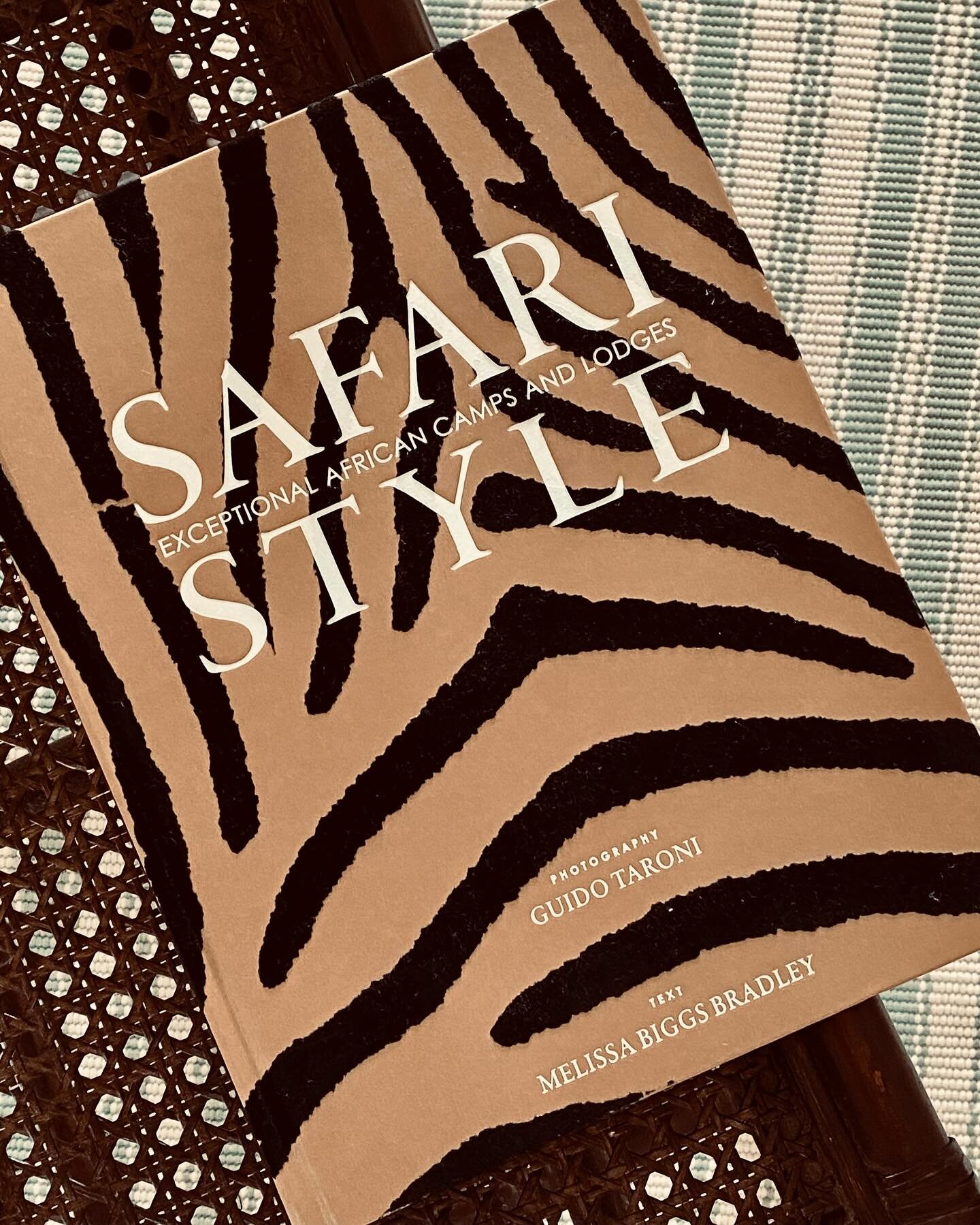 I&rsquo;m currently reading through this amazing book - it&rsquo;s a must for anyone who loves safari + interiors + architecture + sustainability, it&rsquo;s a fascinating read with beautiful imagery of interiors and the diverse African landscape. 

