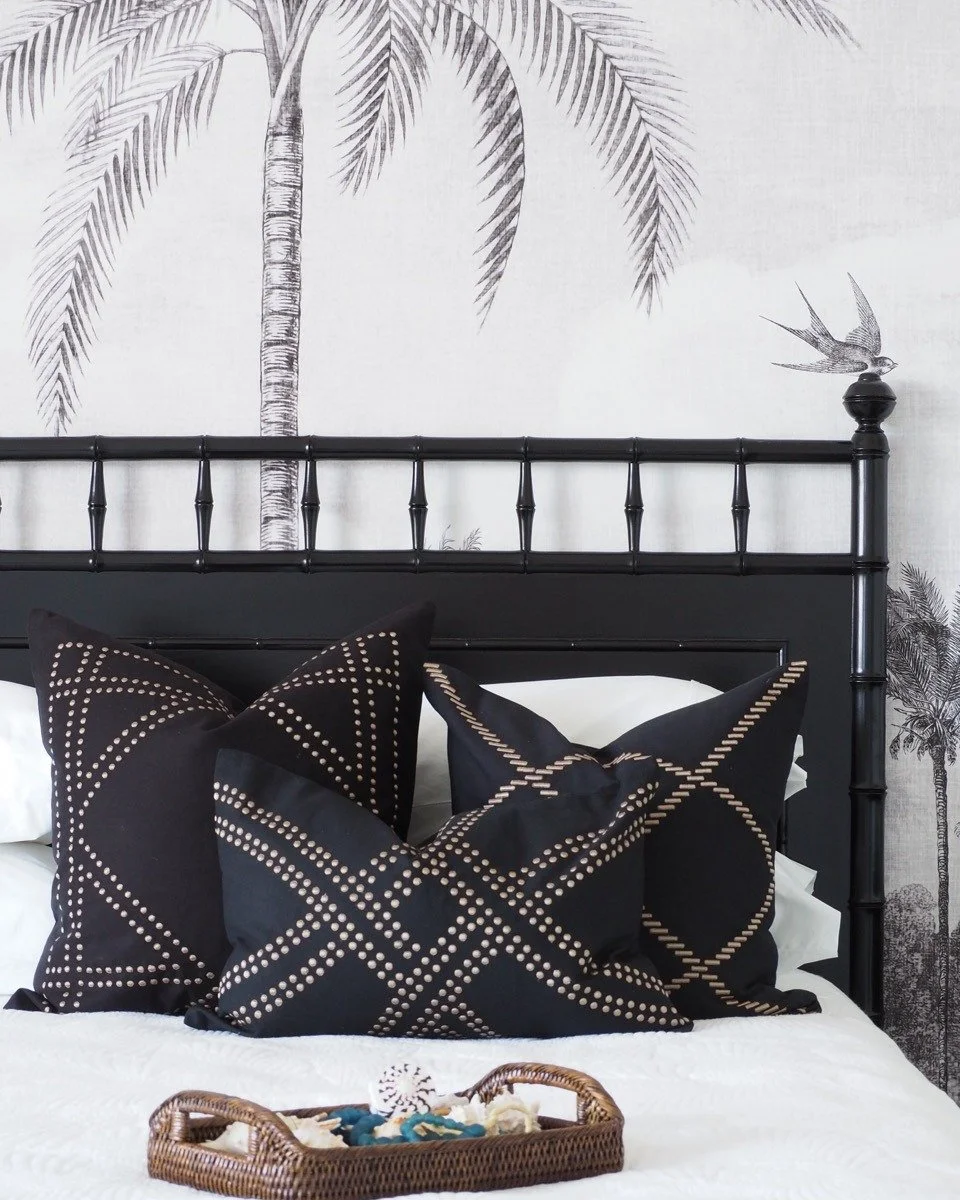 A monochromatic palette doesn&rsquo;t have to feel flat&mdash;it comes to life through texture.

Layering materials like linen, timber, metal, and woven finishes adds depth and quiet contrast, allowing a single colour story to feel rich, considered, 