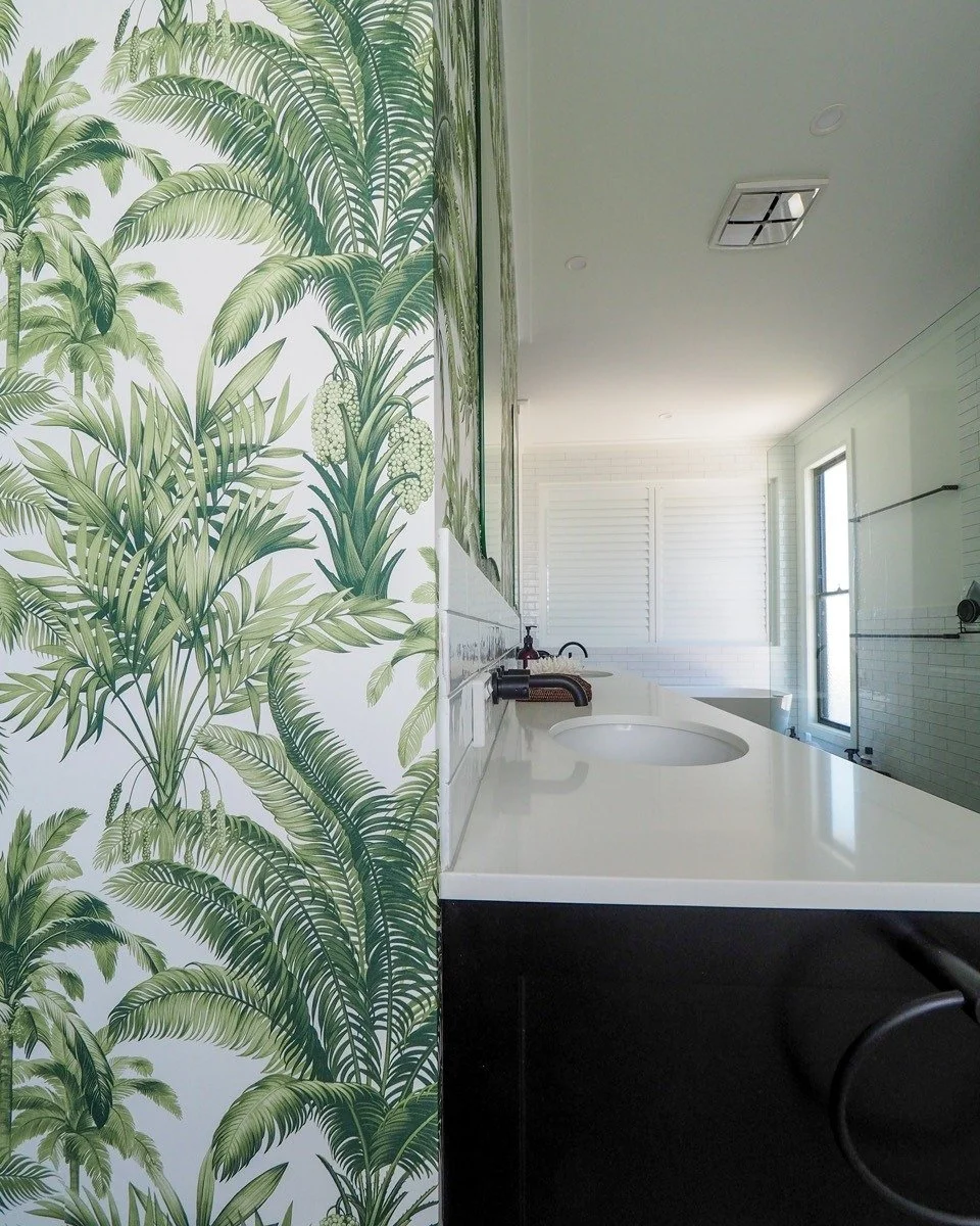 Introducing wallpaper in a bathroom is a simple yet impactful way to bring personality, depth, and a sense of freshness.

It&rsquo;s a subtle investment with a strong visual return&mdash;proving that sometimes the smallest changes make the biggest im