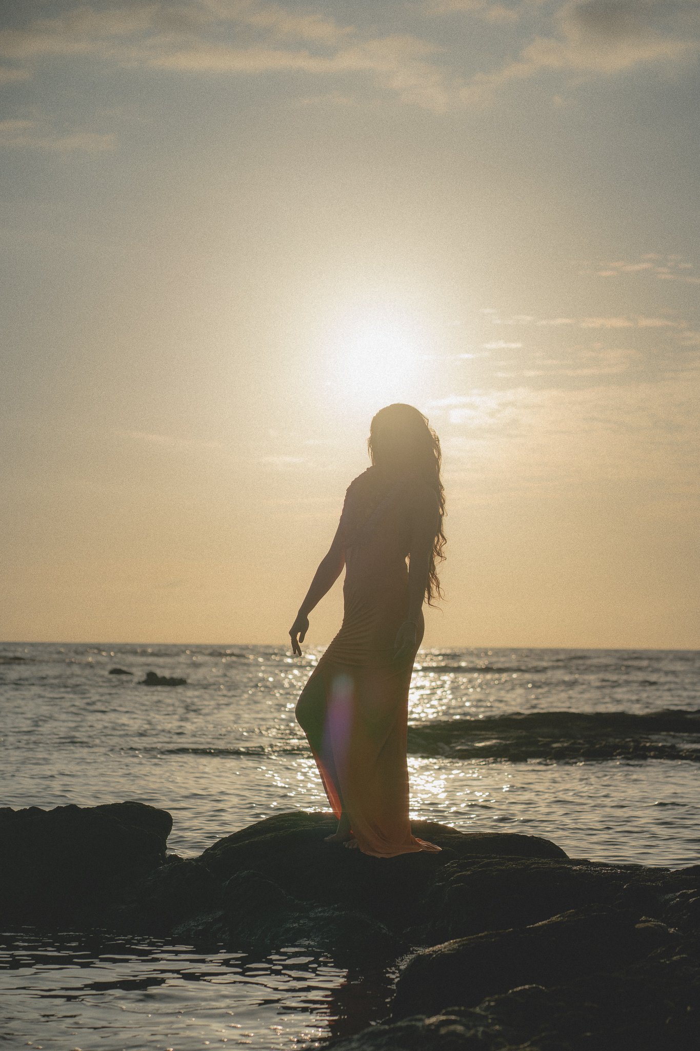 Hawaii Goddess Concept Photoshoot Sunset Kona