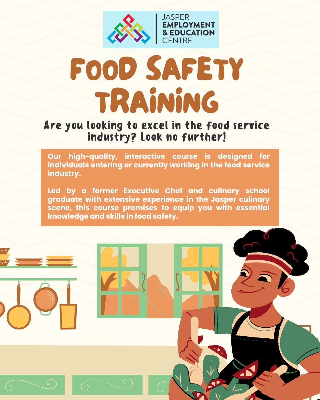 🔥 Elevate your culinary career with our Food Safety Training! 🍳 
Join us for an interactive one-day course led by a former Executive Chef and culinary expert. 
Gain essential skills, hands-on experience, and a provincially recognized certificate. C