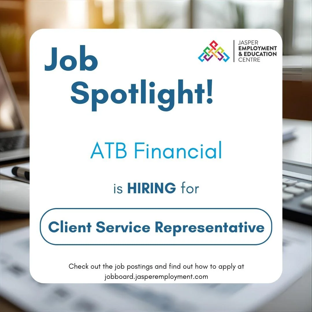 ATB Financial  in Jasper is Hiring!
Looking for your next career opportunity? Click the link below to learn more and apply today.

🔗 https://jobboard.jasperemployment.com/client-service-representative-1