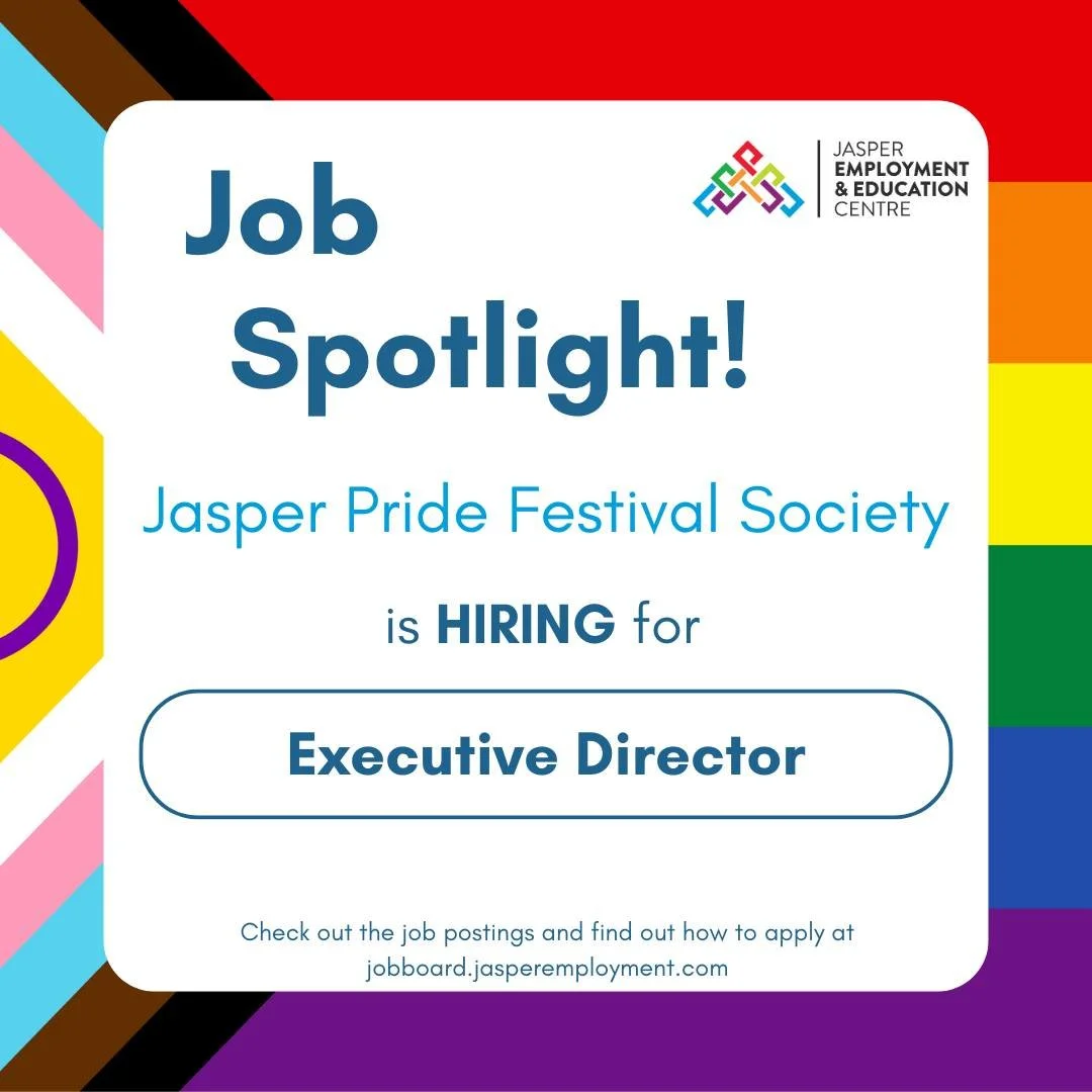 The Jasper Pride Festival Society is now hiring an Executive Director!
If you&rsquo;re passionate about leadership, community, and celebration, this might be the opportunity for you!
Click the link to learn more and apply.
🔗 https://jobboard.jaspere