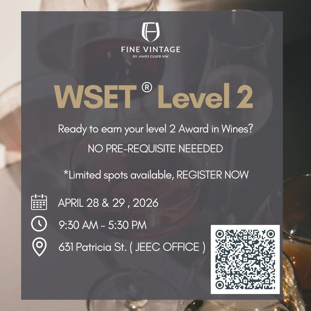 🍷 Ready to level up your wine knowledge?
Fine Vintage is still accepting registrations for their LEVEL 2 Wine Course, happening this April at the Jasper Employment &amp; Education Centre.

Spots are limited &mdash; register here: ⬇️
🔗 https://www.f