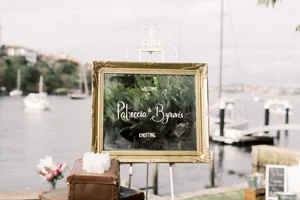 Mirror Sign Wedding Hire Sydney | Lovesick Weddings