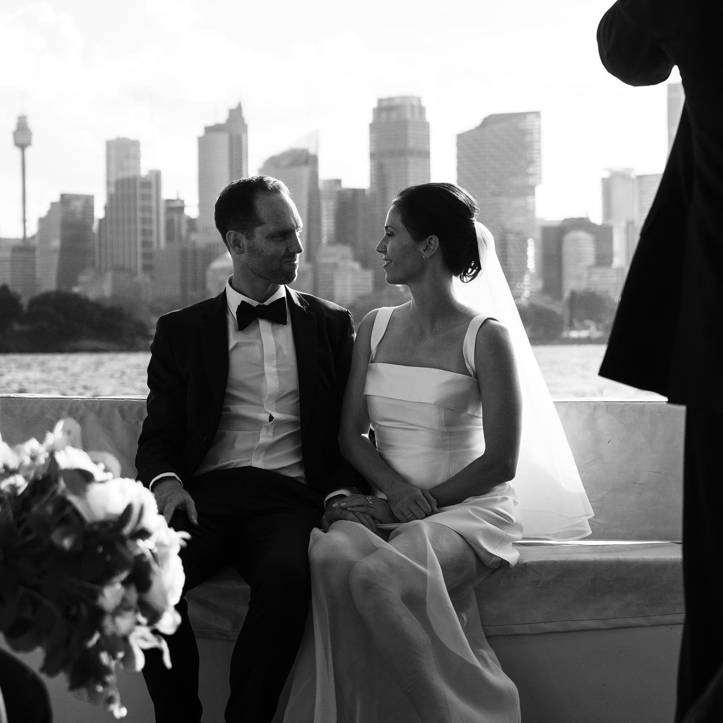 Dusk on the harbour with champagne. What an epic way to celebrate tying the knot.

Lovesick photography. Only $650.