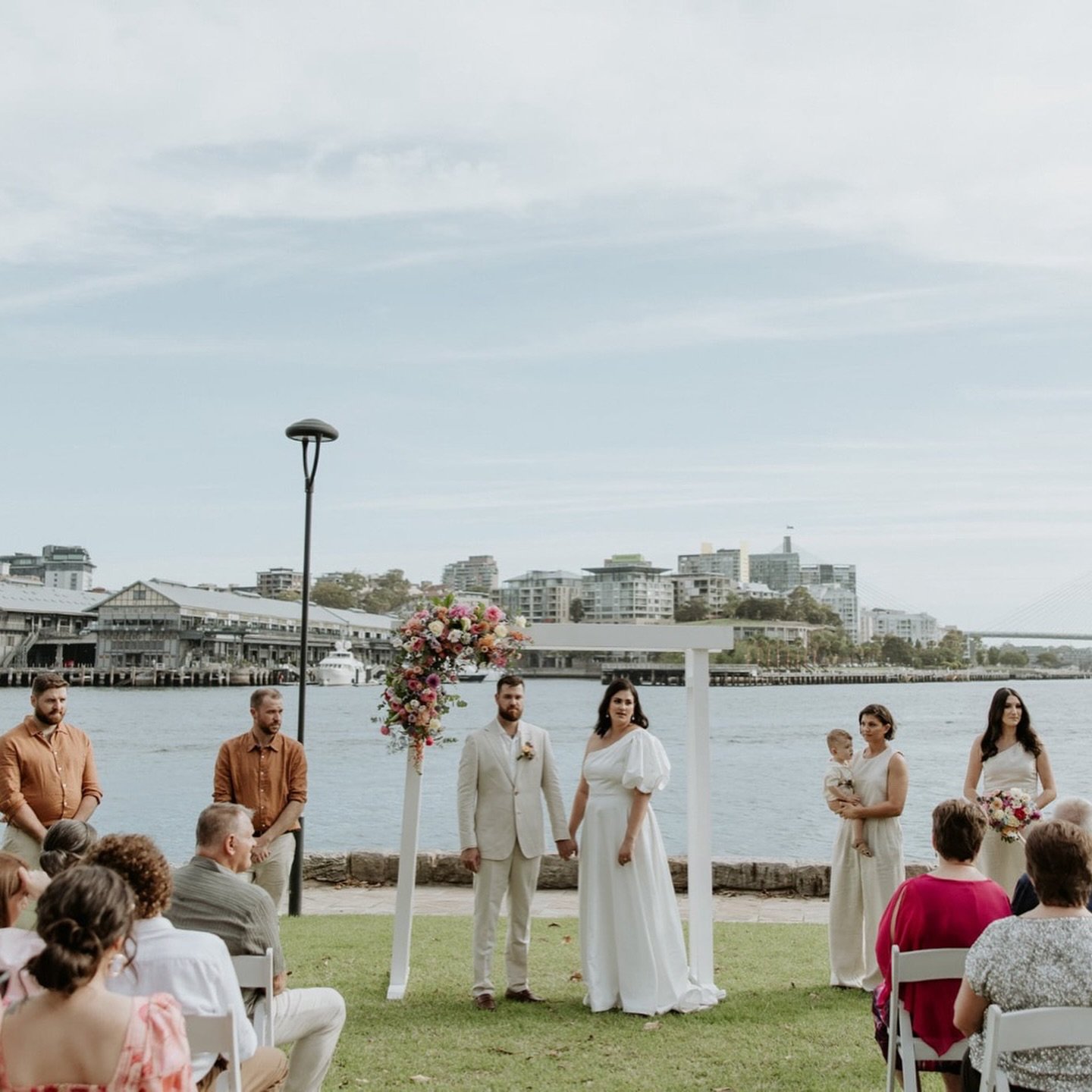 A sweet, heartfelt celebration in Balmain, earlier this year.

Colourful, considered florals by @flowersbyjuliag 
The beautiful bride  @n_lorraine90 
Captured with care by @_emmahampton_
