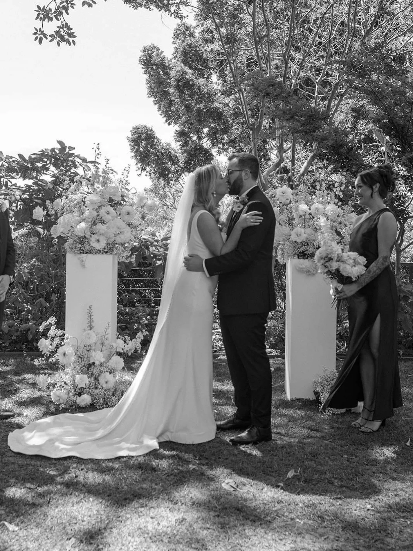 Daniel and Lucy at Blackburn Gardens, one of our all time favourite ceremony spots. X