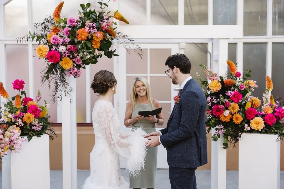 Colourful blooms at the Palm House. Our one stop package with @carladaverncelebrant