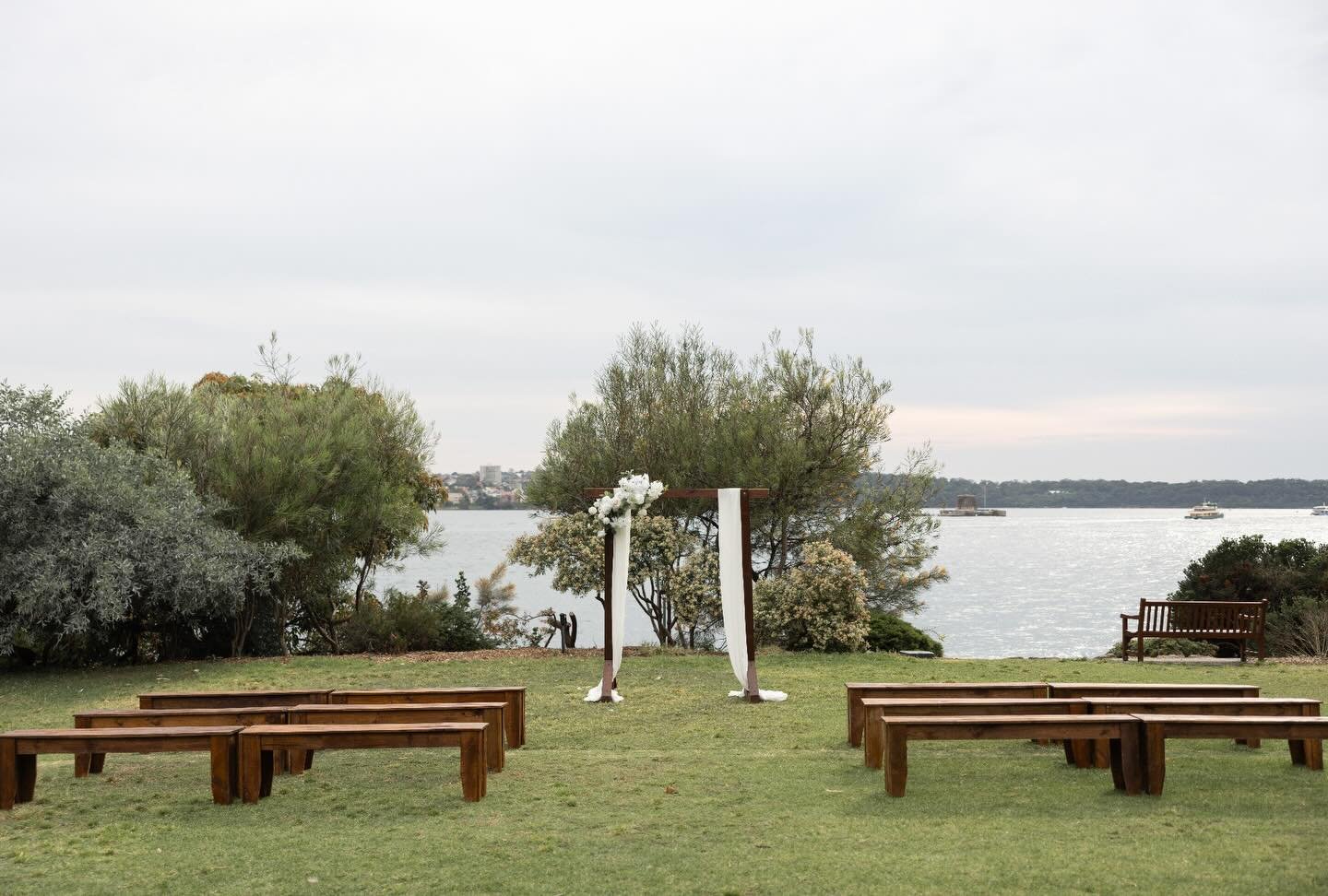 A small, affordable ceremony at Australian Rockery Lawn.
Furniture and silk florals by us.
Captured by our wonderful Lovesick photographer.