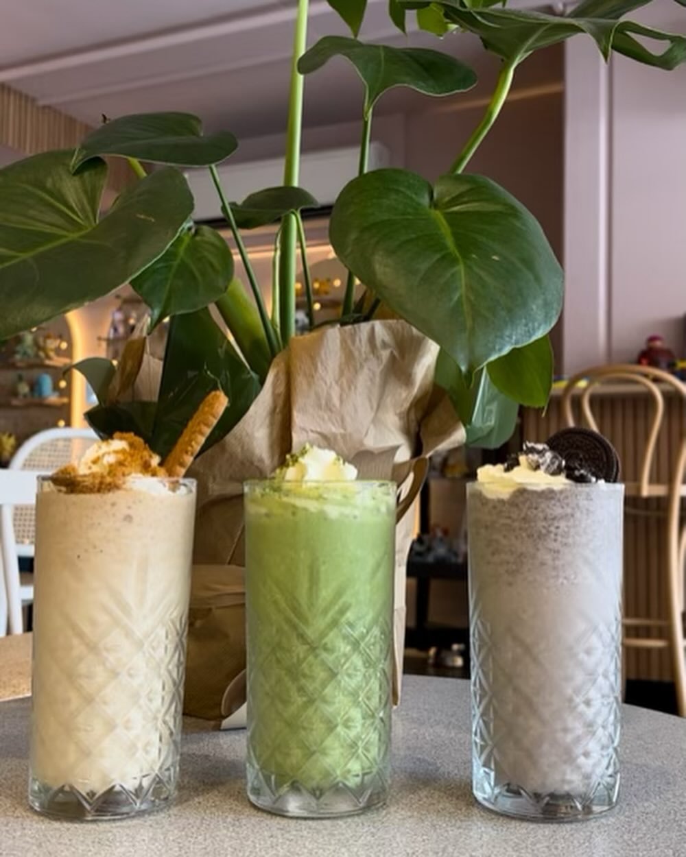 Deliciour range of frappes - Oreos, Matcha and Biscoff Frappes.jpeg