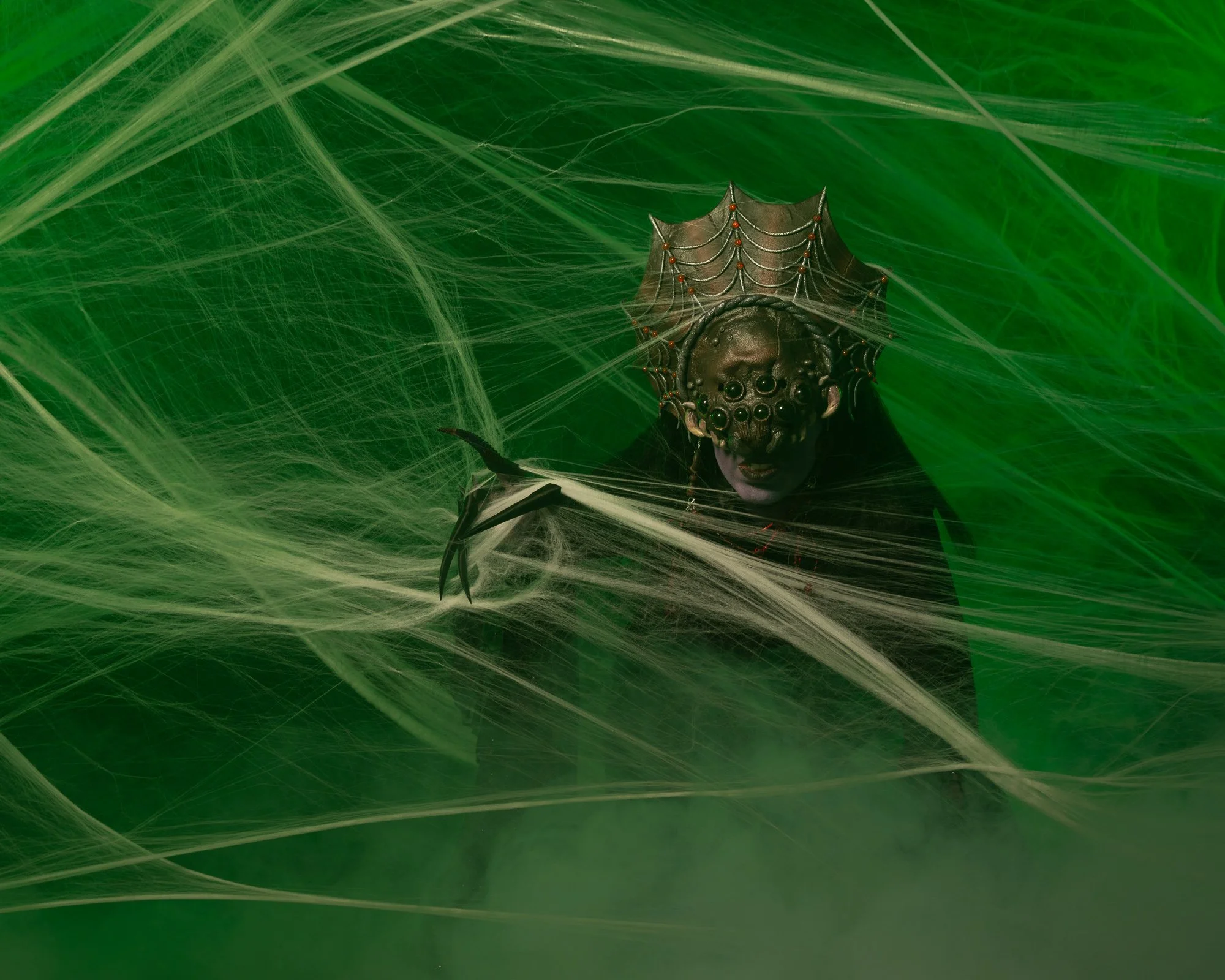 Monster in webs