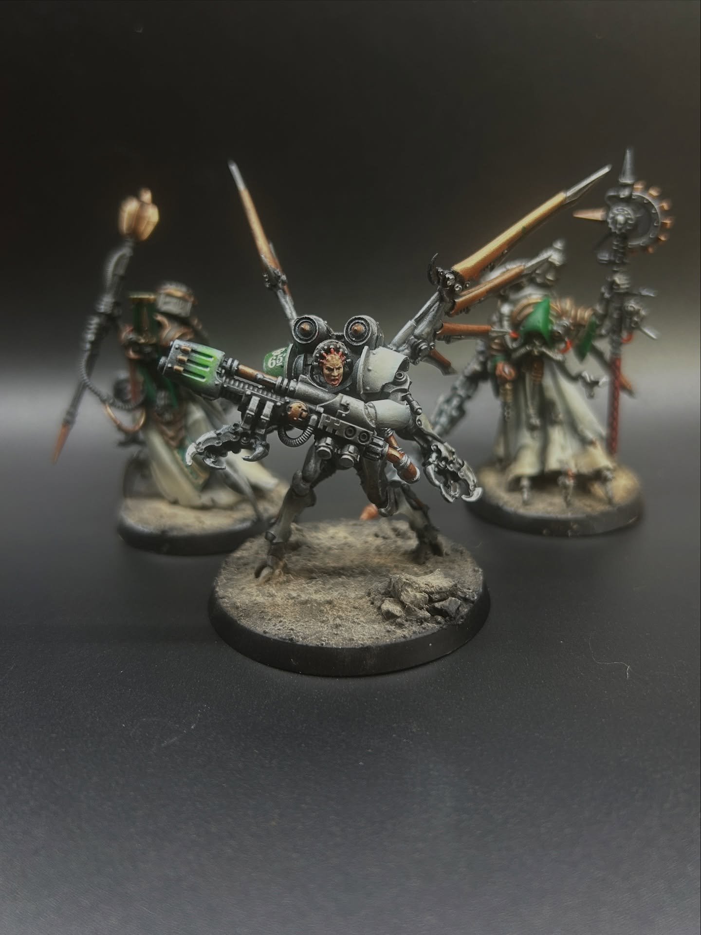 Big completion!!!! BEEP BOOP🤖🦾🦿

Part two of a admech project for @hell_jumper_hobbies. This marks the completion of a playable army with some more reinforcements to come. 

Really enjoyed the mech troops and the vehicles on this paint job. It&rsq