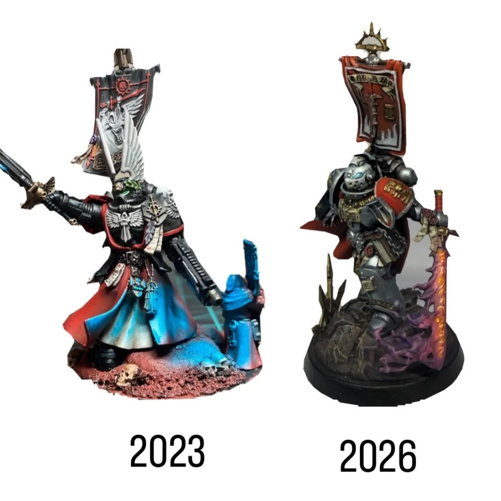 The constant learning that is miniature painting 🖌️ super grateful for the global community that share their recipes, expertise and progress shots. 

Thinking about a what sort of model would make a great competition entry 🤔