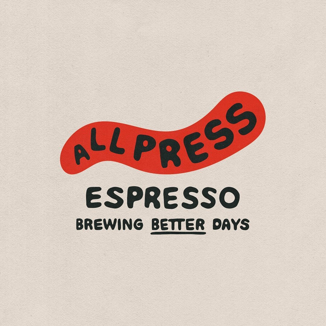 Some fun new work for the good people at @allpressespresso