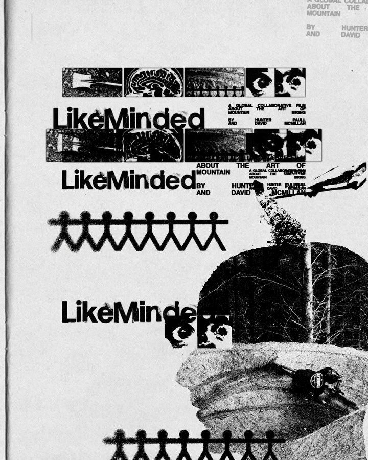 Visual identity for the new film &ldquo;Likeminded&rdquo; by @hunterpaull &amp; @davidmcmillan 

Thanks to @huntcinema for helping bring this one together and big ups to the boys for pulling this one off, a self-funded masterpiece, premiering soon.