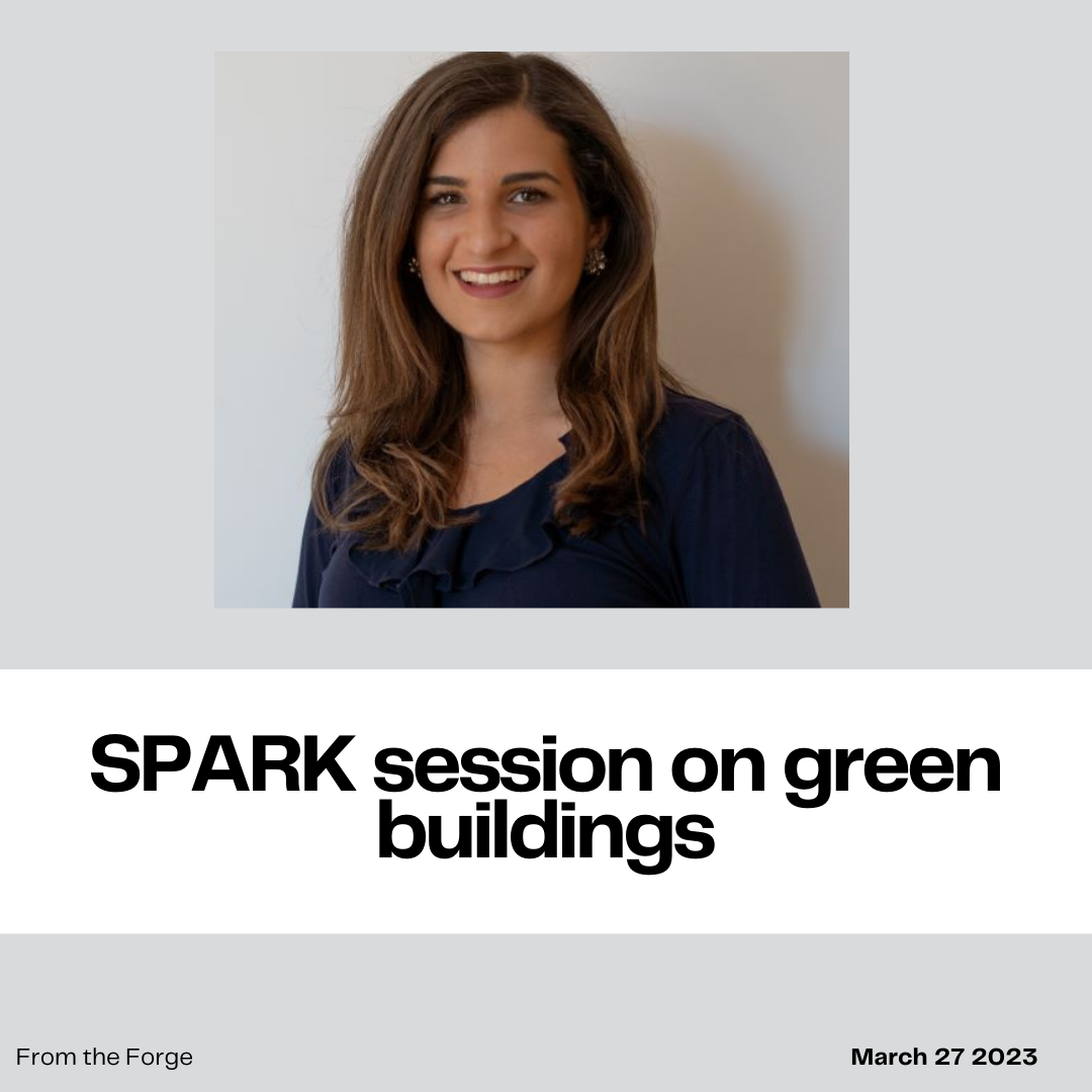 Interview on the Forge: SPARK session on green buildings