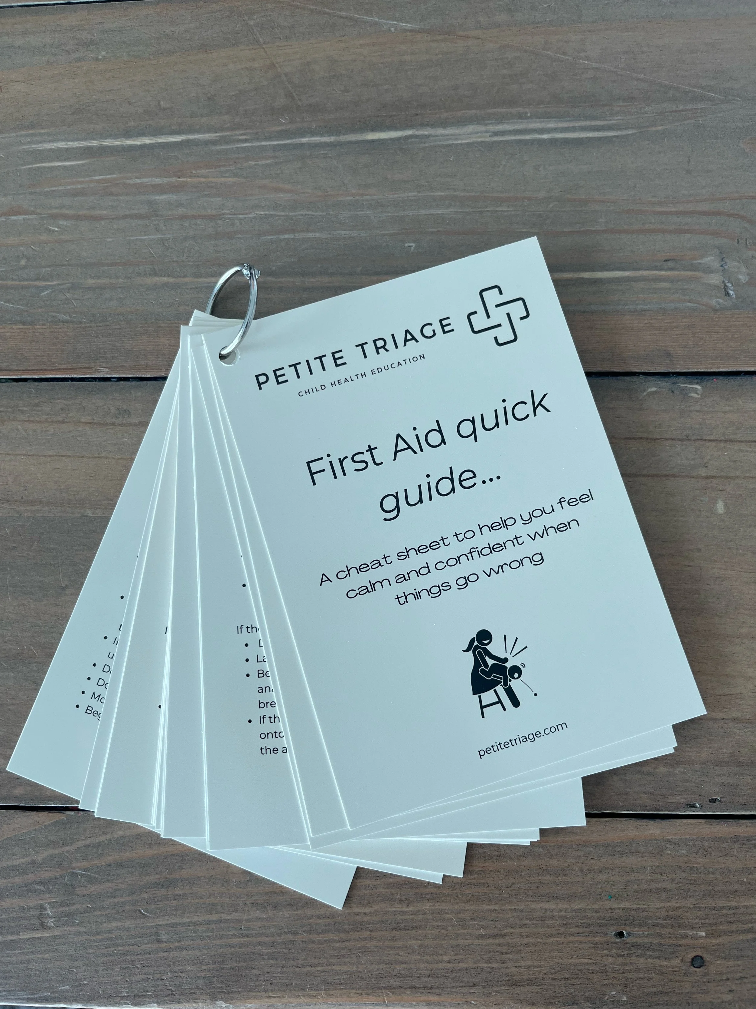 Petite Triage First Aid Quick Guide
