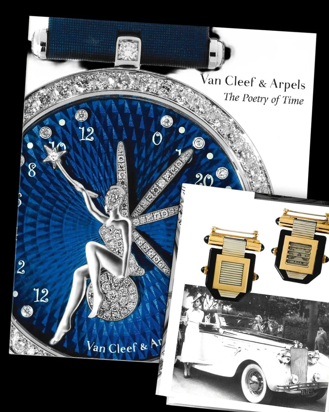 SCANS - POETRY OF TIME by @vancleefarpels
Published by &Eacute;ditions Cercle d&rsquo;Art (Paris) in 2009, The Poetry of Time explores Van Cleef &amp; Arpels watchmaking through the lens of jewellery design: Art Deco bracelet watches, secret watches,