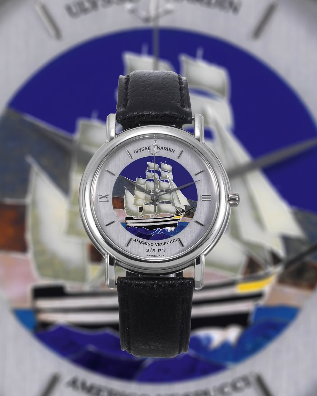 THE QUIRKY BACKSTORY OF THE @ulyssenardinofficial SAN MARCO
In the 1990s and early 2000s, Ulysse Nardin did something very un-&ldquo;Swiss&rdquo; with the San Marco collection: it treated the dial like a miniature painting, not just a time display. M