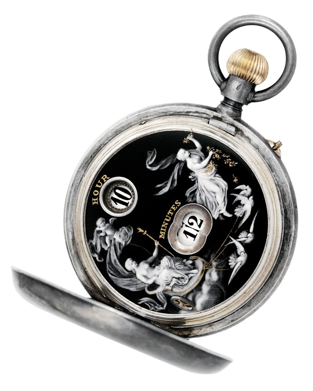 THE QUIRKY BACKSTORY OF THE JOSEPH PALLWEBER SYSTEM
In the early 1880s, Austrian engineer Joseph Pallweber had a disruptive idea for a very traditional object: what if a watch could tell time like a signboard? Big digits, instant reading, no &ldquo;w