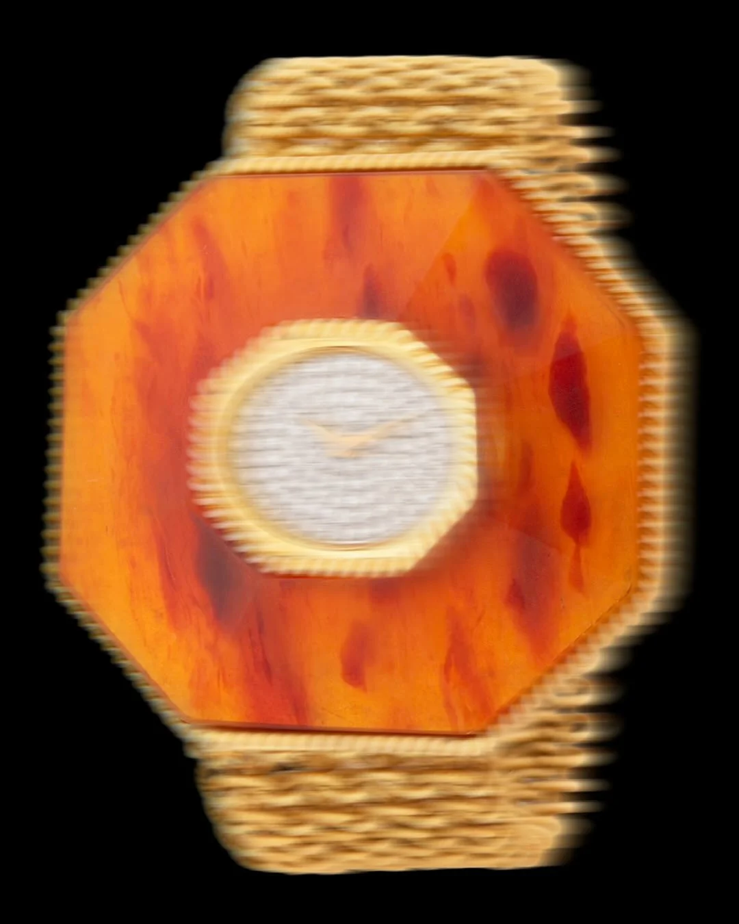 A FOCUS ON THE @chopard REF. 5045-1, THE TORTOISE SHELL WATCH
Tortoise shell is not a colour, it is a material, a naturally mottled keratin prized for its warm translucency and depth.
In the 1980s, Chopard used it here as a full architectural &ldquo;