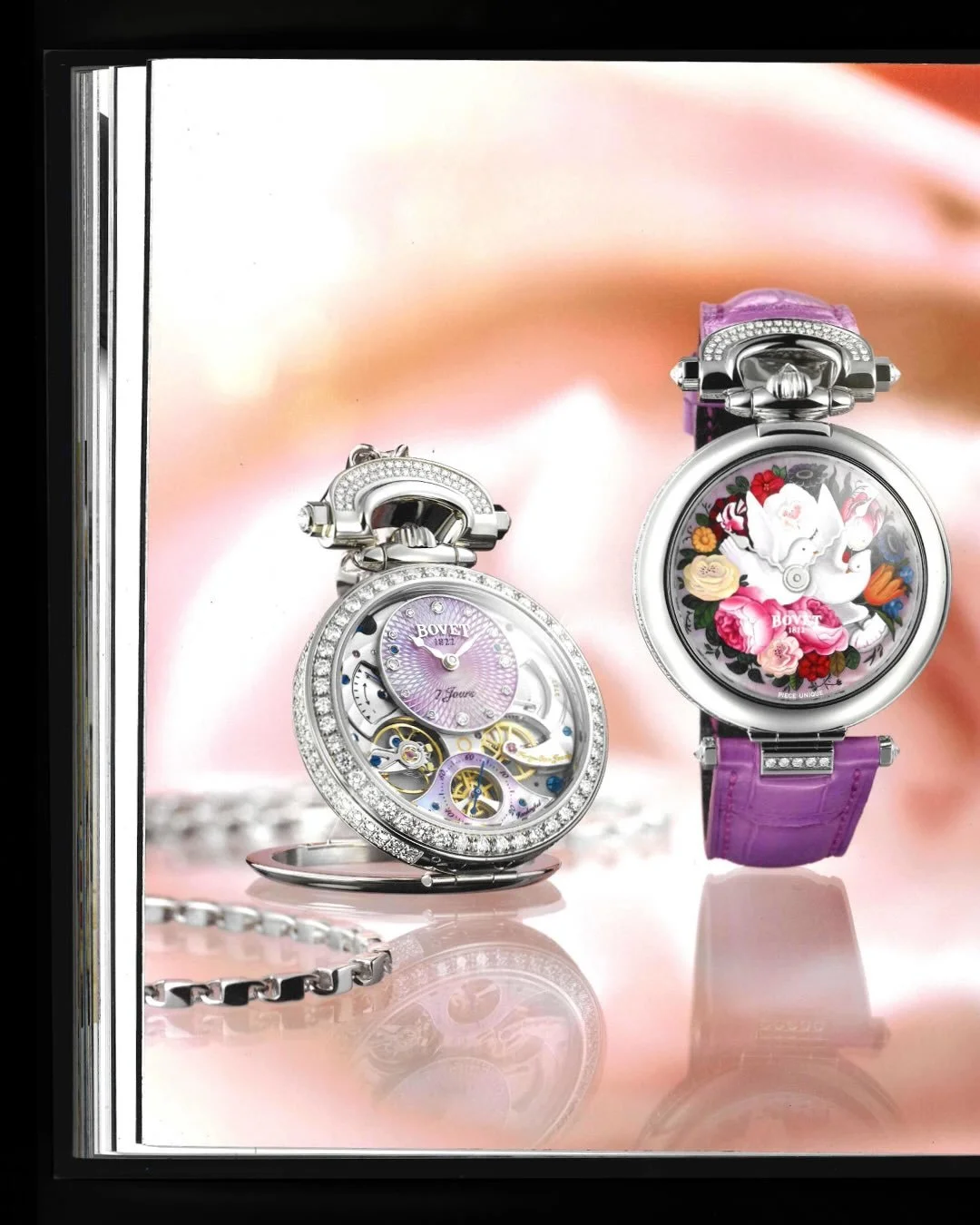 SCANS - @bovet1822 , THE JOURNEY OF TIME
Some books don&rsquo;t document a brand, they stage it. The Journey of Time reads like a curated walk through two centuries of Bovet 1822, where archival fragments and contemporary &ldquo;showpieces&rdquo; are