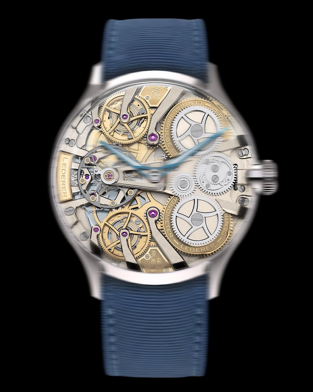 A FOCUS ON THE @lederertimepieces CIC 39 InVerto TITANIUM
Bernhard Lederer is one of those rare independents who treats chronometry like a playground, then somehow makes it look elegant. Introduced in late 2025, the CIC 39 InVerto Titanium takes that
