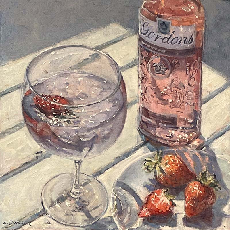 Pink Gin and Strawberries